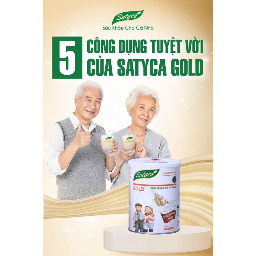 Sữa yến mạch dinh dưỡng Satyca Active Plus,  Satyca MaMa, Satyca Beauty, Satyca A+, Satyca Gold