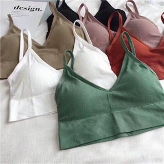 Áo bra thun gân hở lưng siêu mát