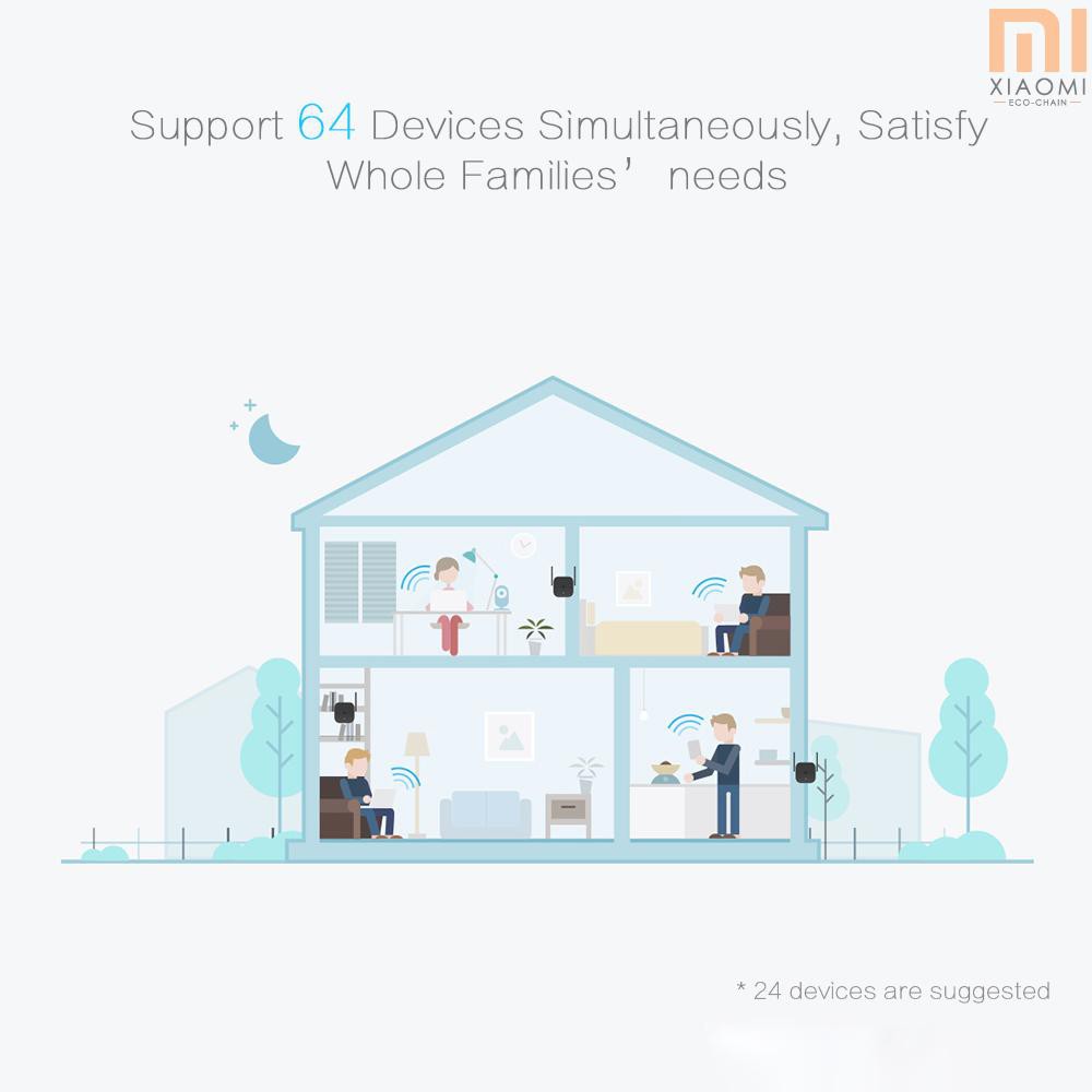 S☆S Xiaomi WiFi Amplifier Pro 300Mbps 2.4G Wireless Repeater with 2*2 dBi Antenna Wall Plug WiFi Range Extender Signal B | BigBuy360 - bigbuy360.vn