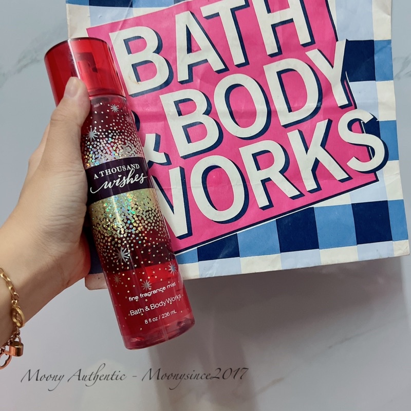 Xịt thơm toàn thân Bath And Body Works A Thousand Wishes