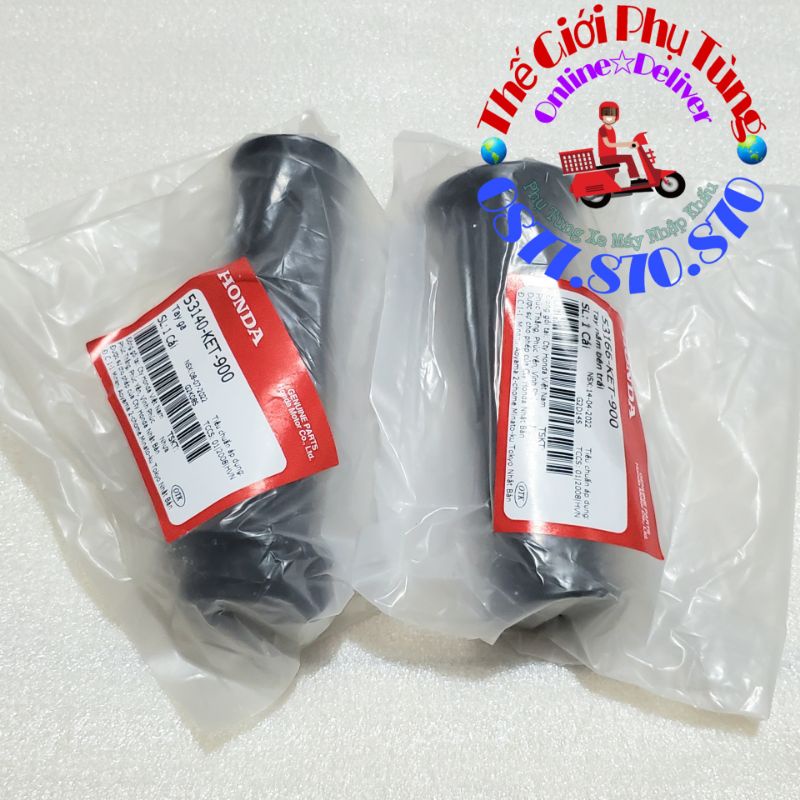 Bao tay WAVE ALPHA, WAVE 100 ZIN chính hãng HONDA Việt Nam - 53140-KET-900/ 53166-KET-900