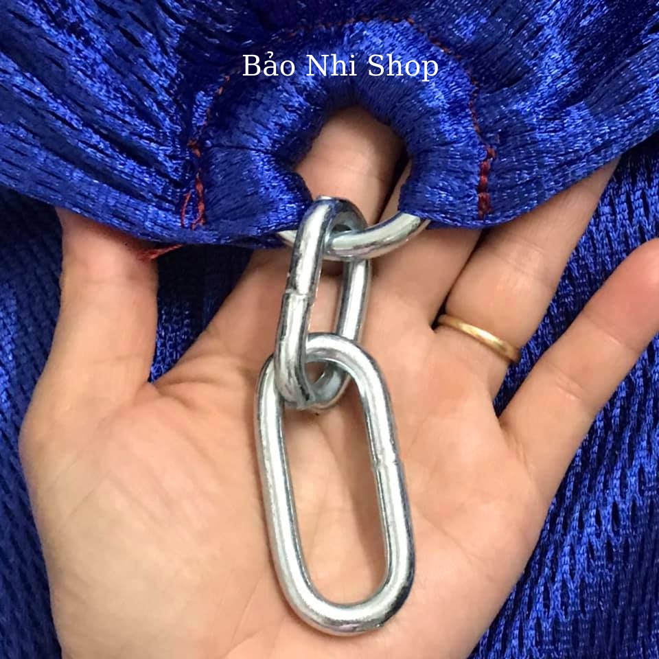 Lưới võng 2 lớp loại lớn ,  hàng xuất khẩu , nặng 2kg , dài 2m3 ngang 1m6,  cán thép 60cm , không kèm khung võng | BigBuy360 - bigbuy360.vn
