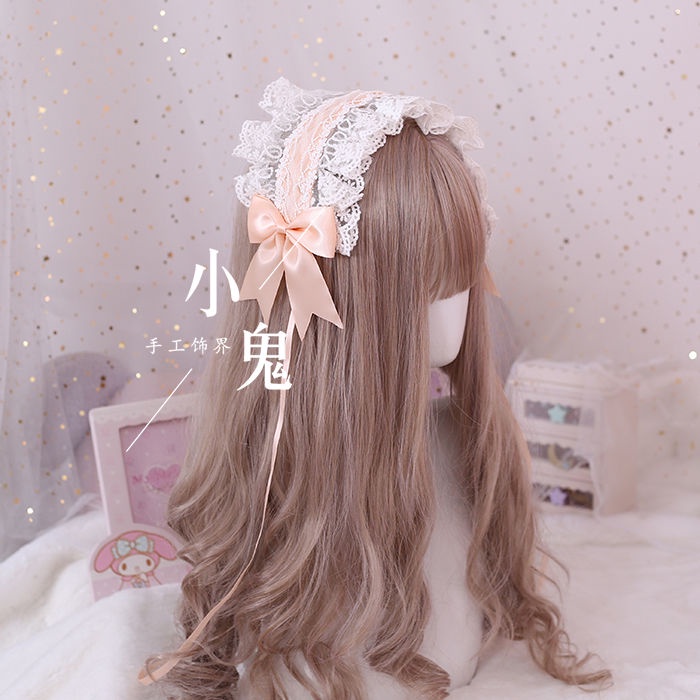 Băng Đô Ren Hoa Phong Cách Lolita Dễ Phối Đồ Cho Nữ