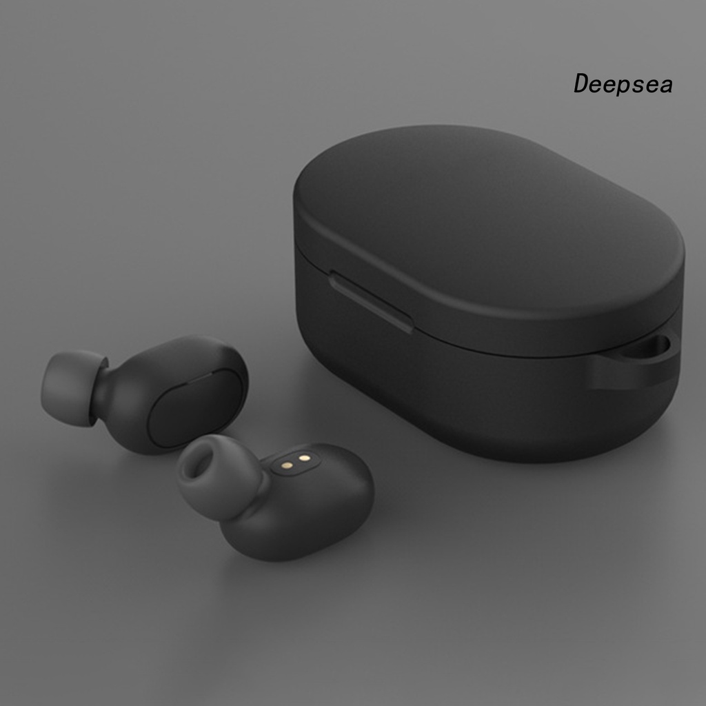 Vỏ Bảo Vệ Hộp Sạc Tai Nghe Không Dây Redmi AirDots Màu Trơn Chống Trầy Xước