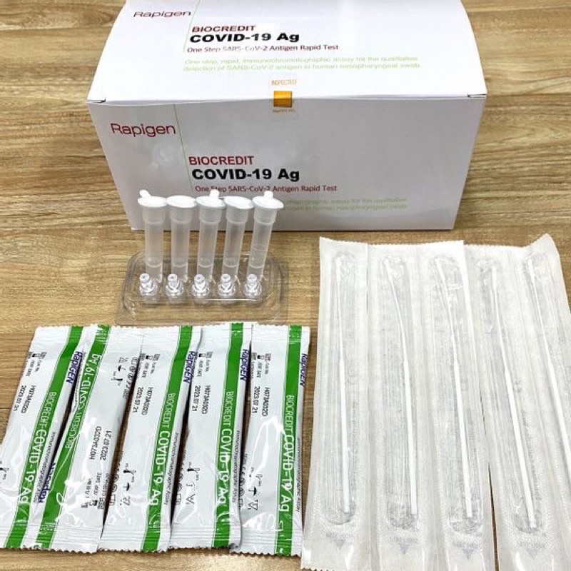 Kit Test nhanh kháng nguyên Sars-CoV-2 Biocredit chính hãng Hàn Quốc