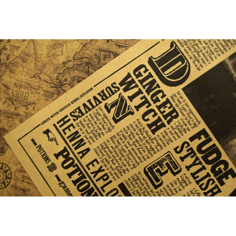 Áp Phích Hình Harry Potter Dumbledore B Type