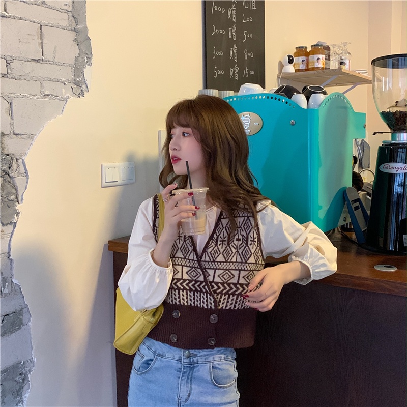 Áo Gile Dệt Kim Kẻ Sọc Thời Trang Cho Nữ | BigBuy360 - bigbuy360.vn