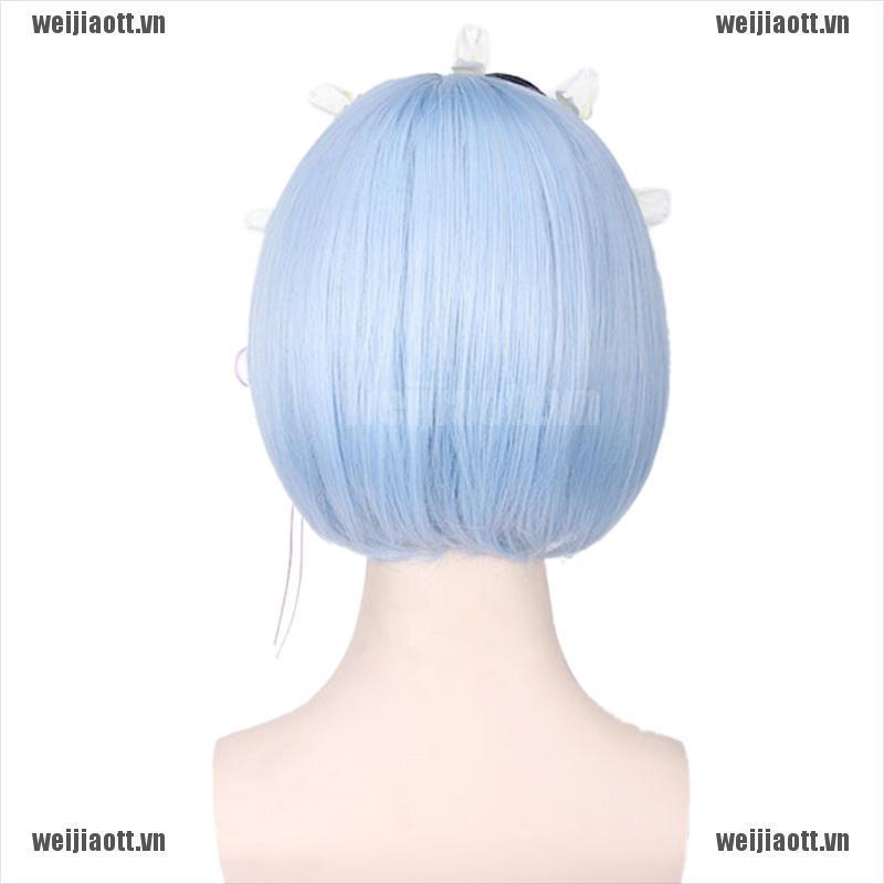 Bộ Tóc Giả Ngắn Cosplay Nhân Vật Anime Re: Zero