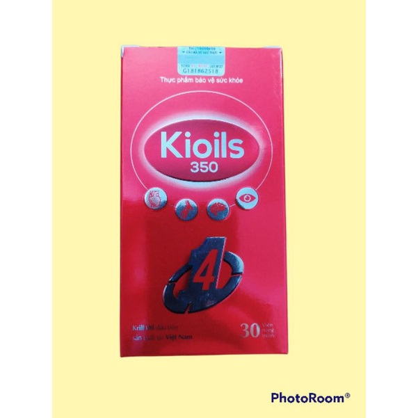 Kioils 350 tốt cho mắt, não, hỗ trợ giảm cholesterol, triglycerid, giảm nguy cơ xơ vữa động mạch