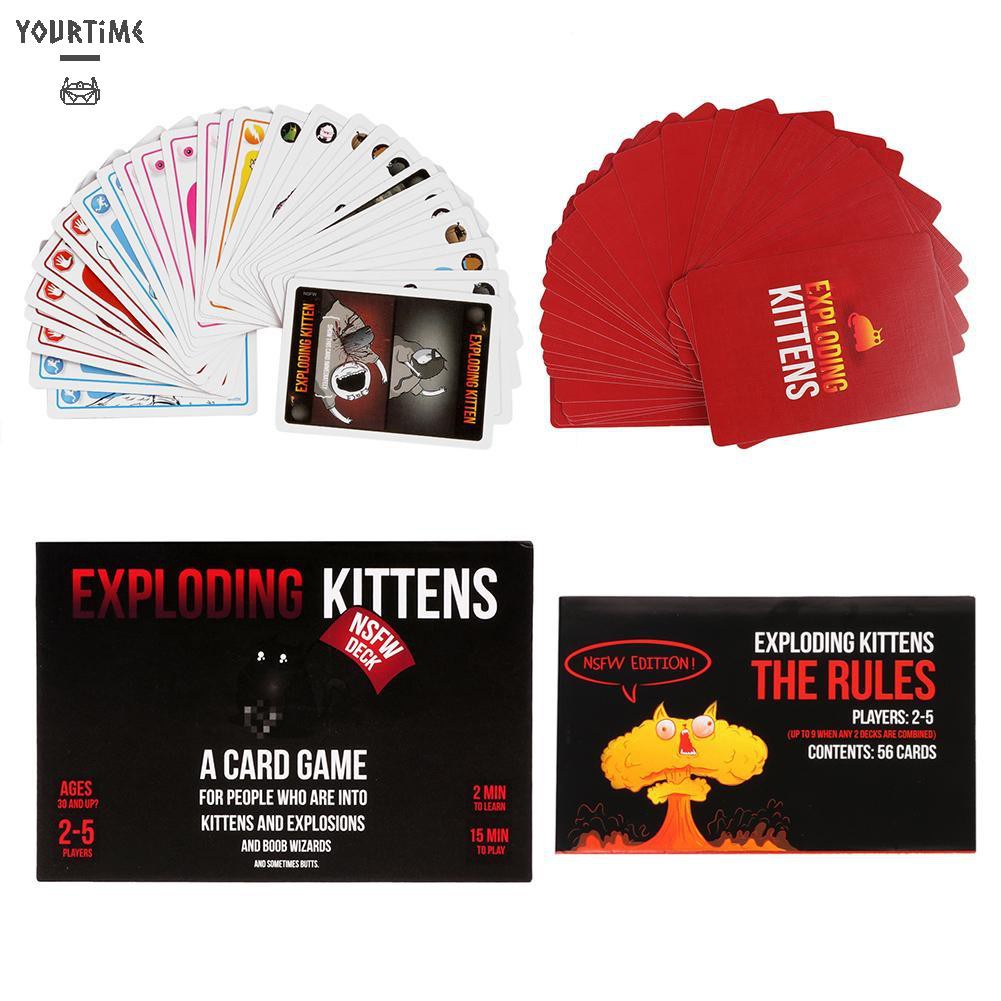 Đồ chơi Fun Table Card Imploding Exploding Kittens Card Family Gathering Game Gift