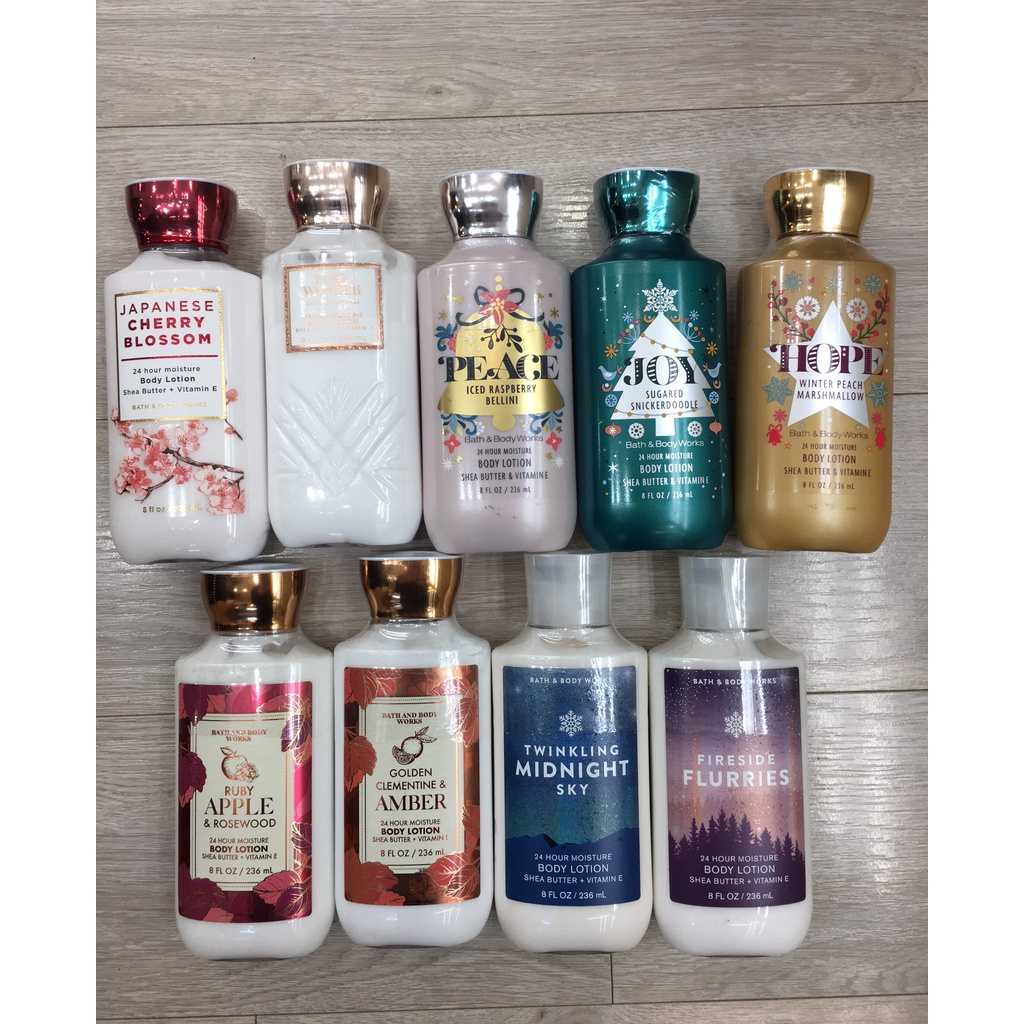 Sữa tắm và dưỡng thể Lotion Bath &amp; Body Works