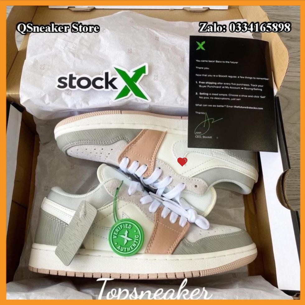 Giày Sneaker Jordan 1 Milan Low Full Phụ Kiện Freeship