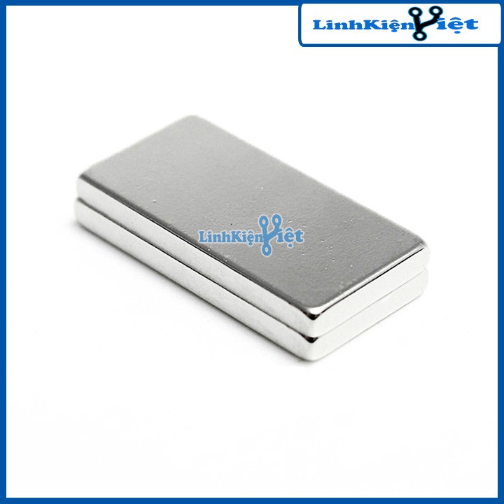 Bộ 2 Viên Nam Châm Đất Hiếm 20x10x2mm