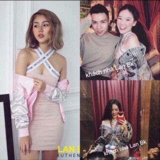 Đầm body thun gân