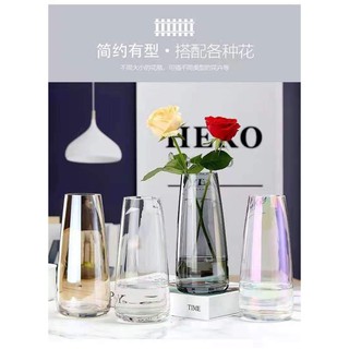 Lọ Hoa Thủy Tinh Cổ Tròn Cắm Hoa.