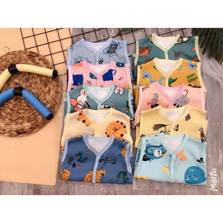 Áo gile nỉ bông cực đẹp cho bé trai và bé gái AM24