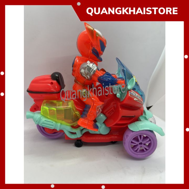 LỒNG ĐÈN TRUNG THU- Robot cưỡi xe mô tô chạy pin, có đèn, có nhạc