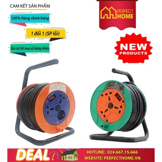 ( Hàng_Chính hãng) Ổ Rulô Lioa  to QT30-2-15A dây 30mx2 15A, Ổ Rulô nhỏ QN20-2-10A dây 20mx2 10A