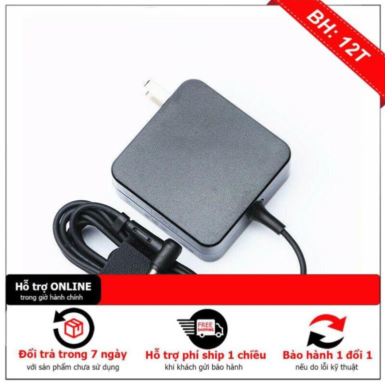 Sạc dành cho laptop Asus 19v-3.42a-65W (Chân to - cỡ chân 5.5mm x 2.5mm) Vuông