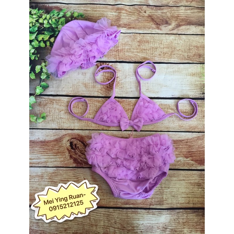 Bikini ren+mũ cho bé | BigBuy360 - bigbuy360.vn