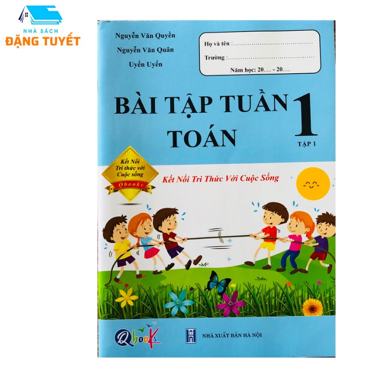 Sách - Combo Bài Tập Tuần và Đề Kiểm Tra Lớp 1 kết Nối tri Thức Với Cuộc Sống - Môn Toán và Tiếng Việt  Học kỳ 1(4 cuốn)