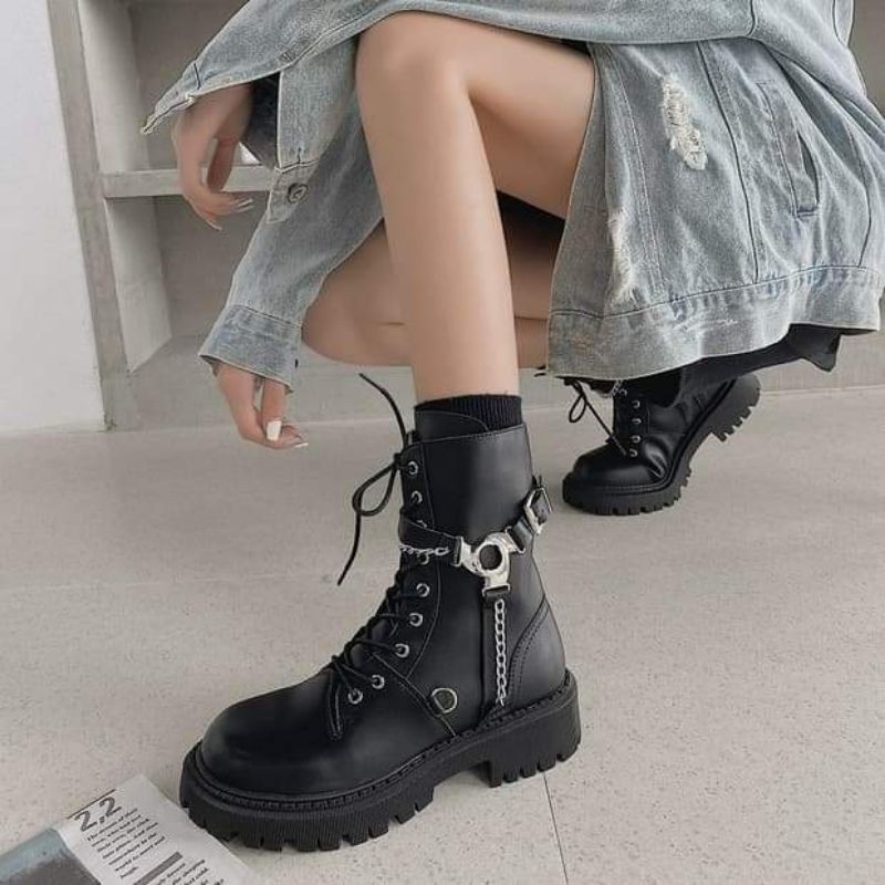 (SẴN) Boots ulzzang B35 cao 4cm | BigBuy360 - bigbuy360.vn