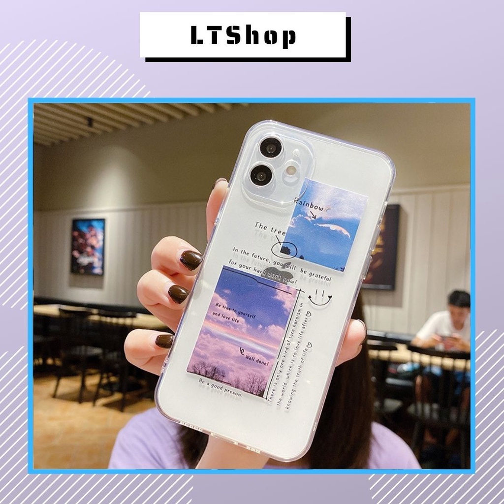 Ốp lưng iphone Sunset viền trong chống ố Iphone 6/6plus/6s/6splus/7/7plus/8/8plus/x/xs/11/12/13/pro/promax