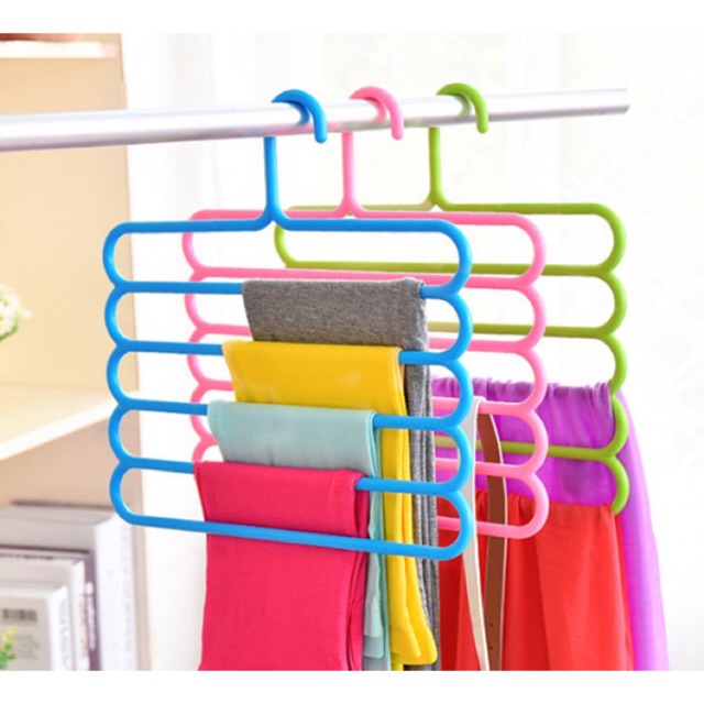 [SALE 10%] Combo 2 móc treo quần áo đa năng
