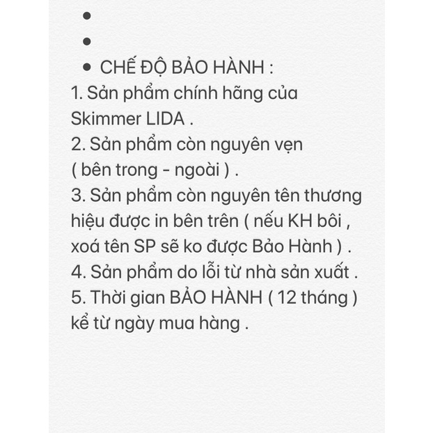 Skimmer Lọc Nước Sạch