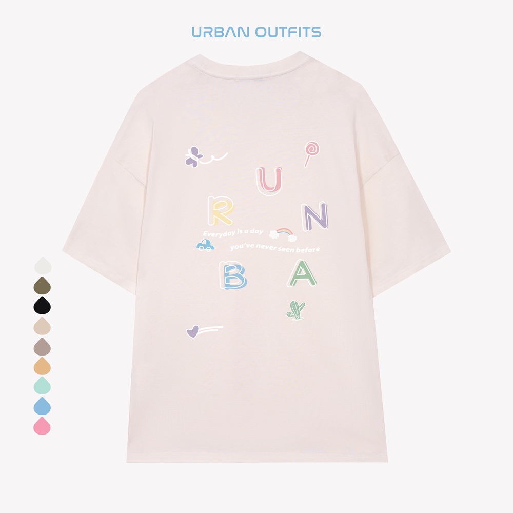 Áo Thun Tay Lỡ Form Rộng URBAN OUTFITS  ATO123 Local Brand In Hình ver 2.0 Chất Vải 100% Compact Cotton 250GSM