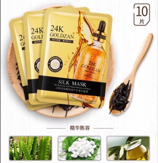 Mặt nạ lụa 24k Goldzan cao cấp Có hàng