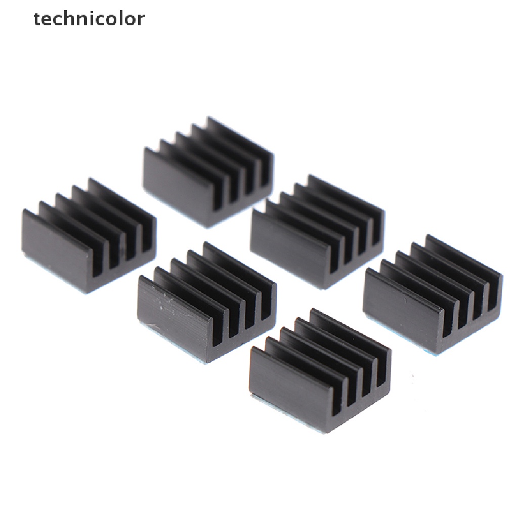 Set 10 Tấm Tản Nhiệt Nhôm 8.8x8.8x5mm Kèm Băng Keo Dán Tiện Dụng