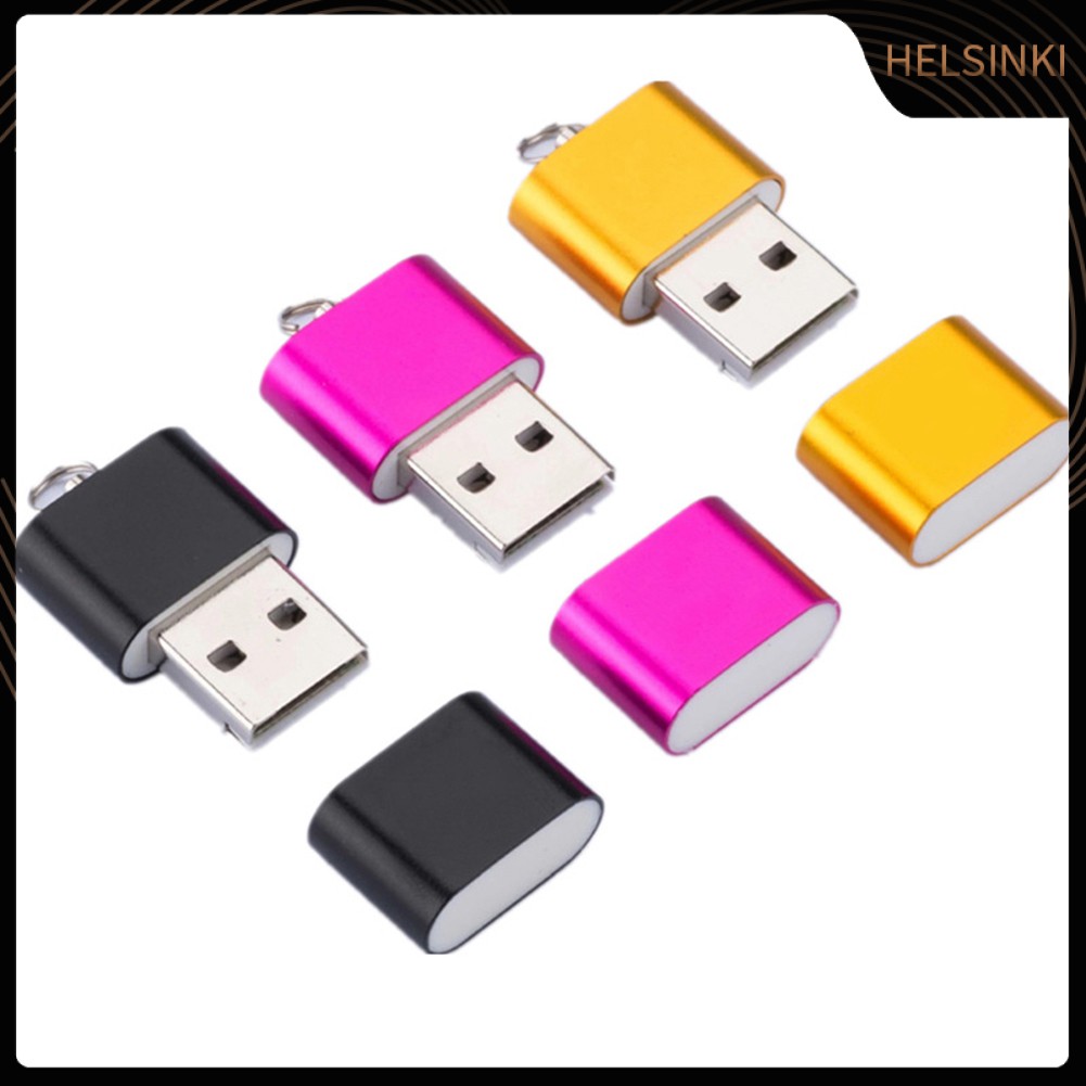 Đầu Đọc Thẻ Nhớ Usb 2.0 Tf Bằng Hợp Kim Nhôm Cho Pc Laptop