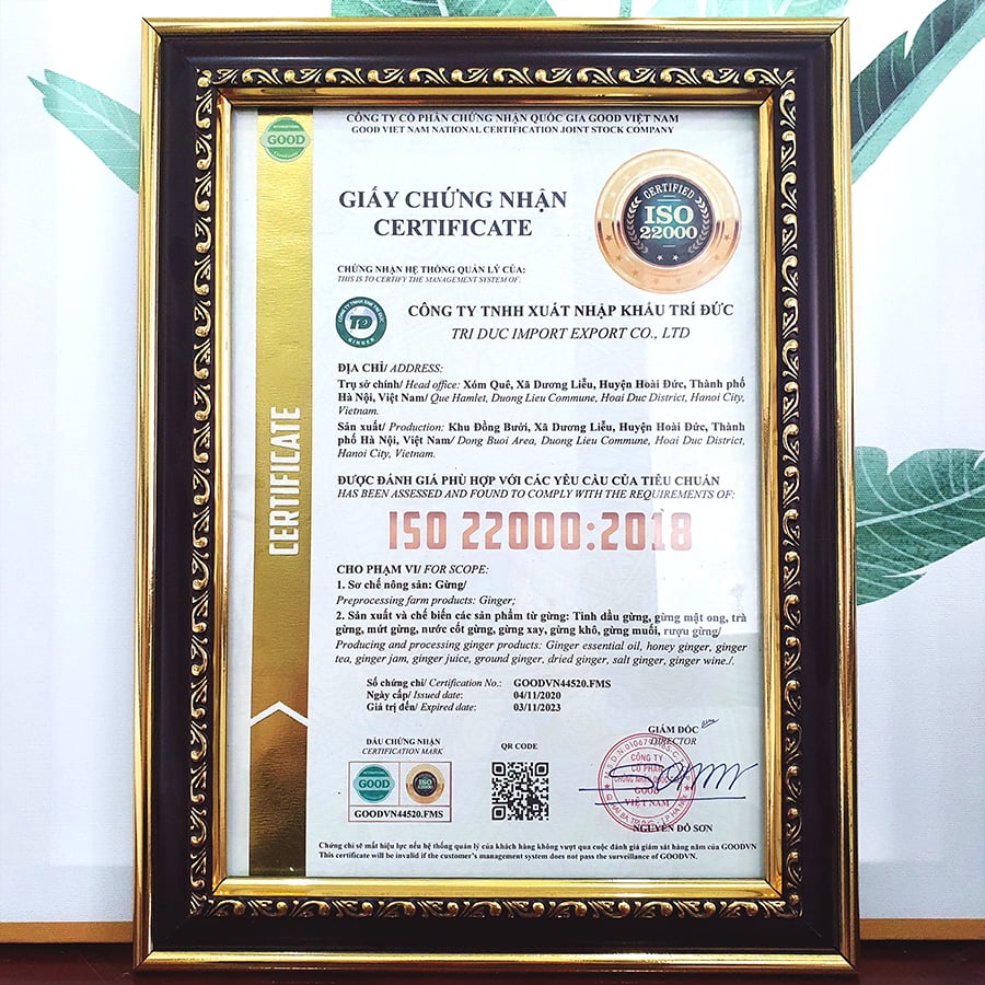 1KG Gừng tươi tiêu chuẩn nông nghiệp sạch
