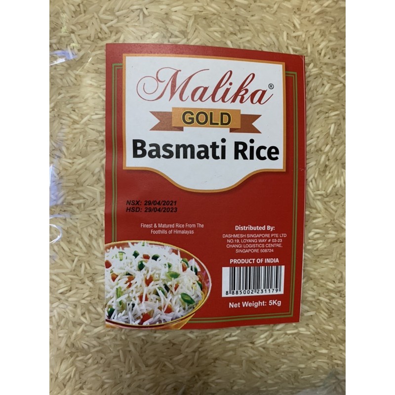 Gạo Ấn Độ Basmati rice 5kg