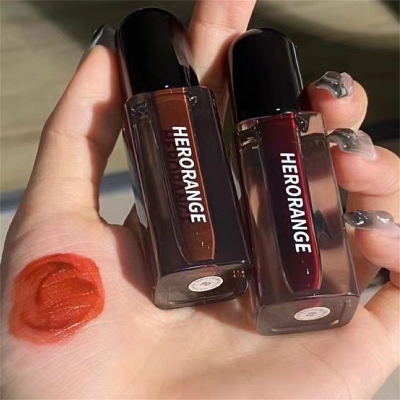 (Hàng Nội Địa / Hàng Có Sẵn / Giao Hàng) Son Bóng Cherrylove Herorange Dưỡng Ẩm Môi Lâu Trôi Mịn Màng Lấp Lánh
