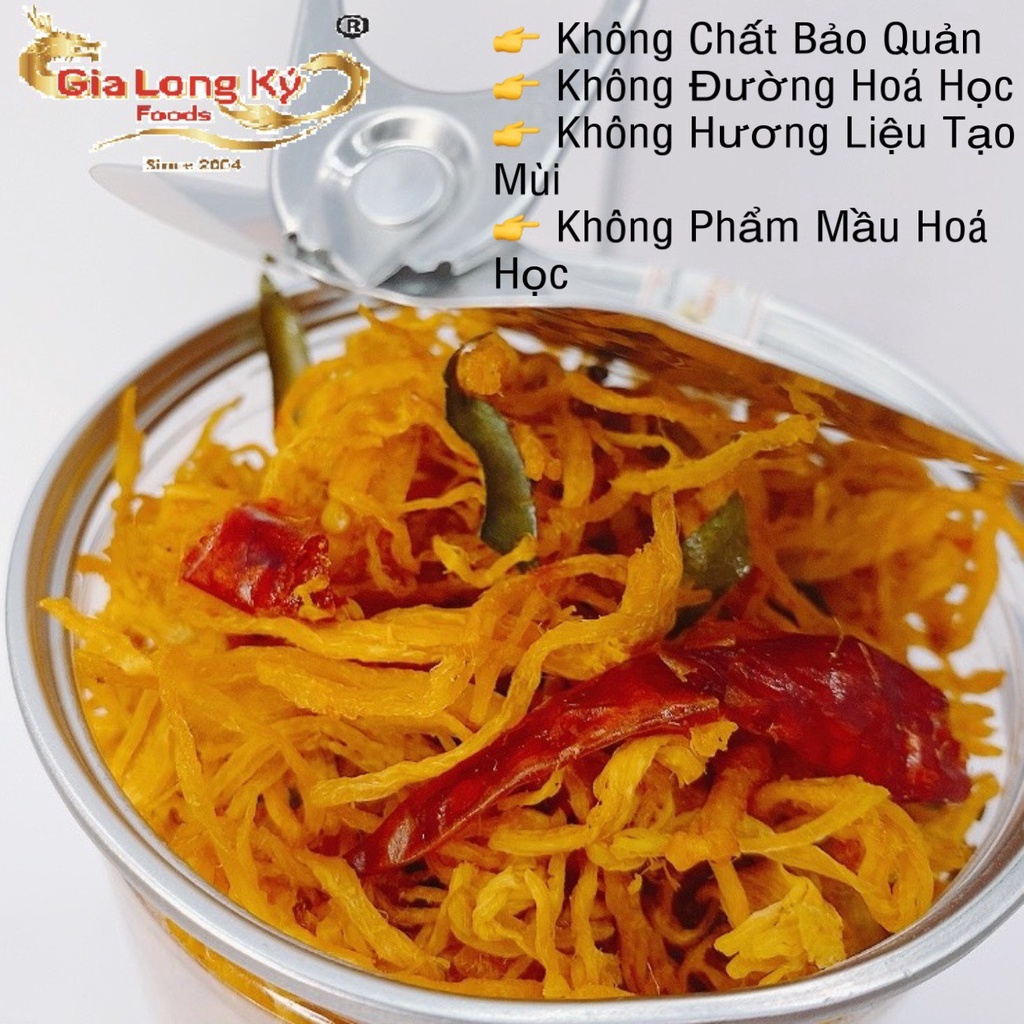 Khô Gà Lá Chanh GIA LONG KÝ 1KG, đồ ăn vặt ngon, thơm, thực phẩm chất lượng đảm bảo vệ sinh an toàn thực phẩm | BigBuy360 - bigbuy360.vn