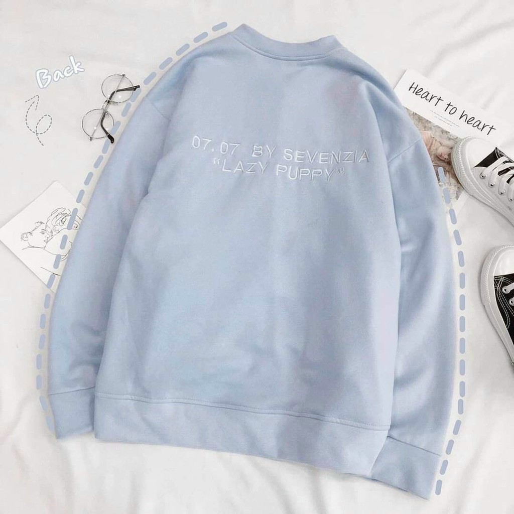 Áo chống nắng cao cấp- Áo khoác nỉ nút bấm hình chó thêu Ulzzang Guvia GAKN4 | BigBuy360 - bigbuy360.vn