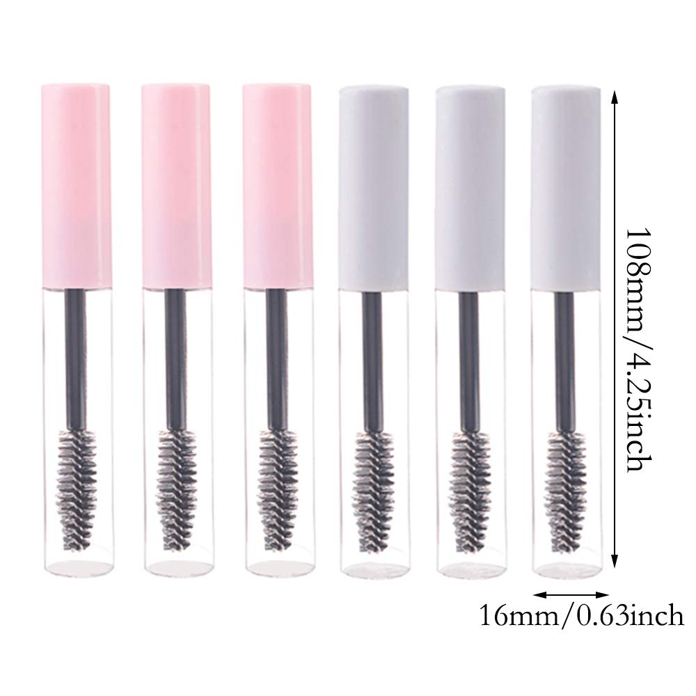 [Hàng mới về] Lọ rỗng đựng mascara DIY màu trắng hồng dung tích 10ml