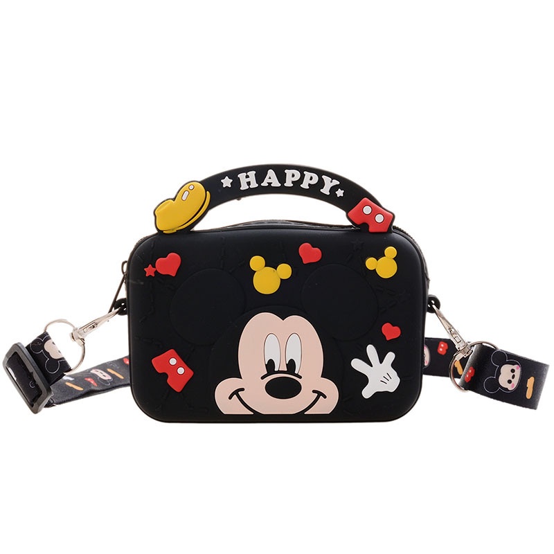 DISNEY Túi Xách Mini In Hình Chuột Mickey Minnie Thời Trang Cho Bé Gái