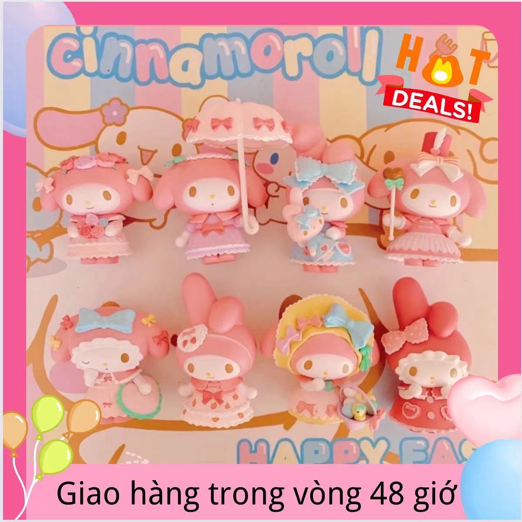 Mô Hình Chú Chó Hoạt Hình Đáng Yêu Trang Trí Bánh Kem