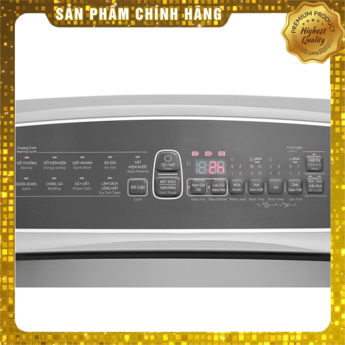 hàng chính hãng - Máy giặt Samsung cửa trên 9 kg WA90T5260BY/SV