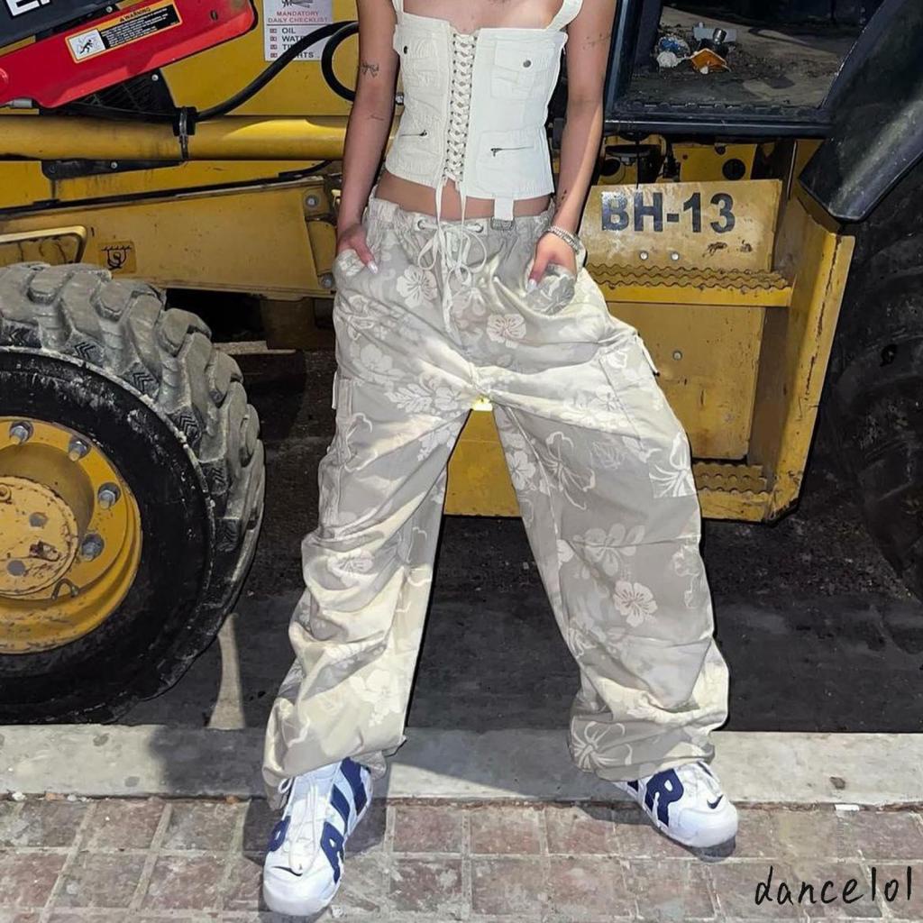 Quần Túi Hộp Lưng Thấp Nhảy Múa 1O1 2000s Cho Nữ