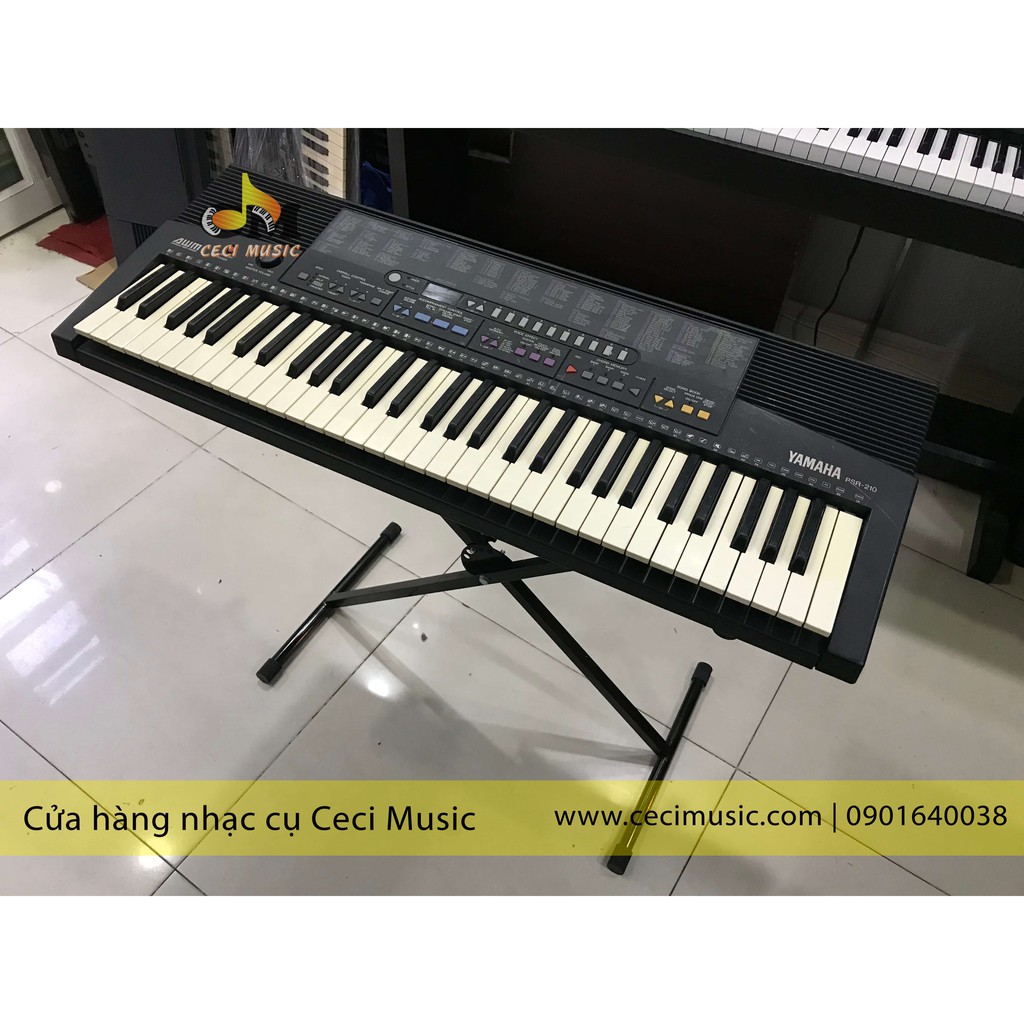 Combo Đàn Organ Yamaha PSR210 Full Phụ Kiện Chân Đàn + Bao Đàn, Like New 90%, bảo hành 3 tháng. Hàng nội địa Nhật Bản