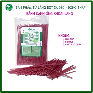 Bánh canh ống khoai lang tím 500g - sản phẩm từ làng bột truyền thống Sa Đéc
