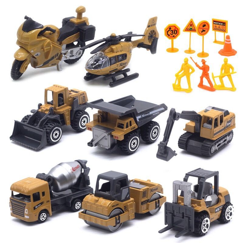 Mô hình đồ chơi xe công trường bằng hợp kim dành cho bé trai