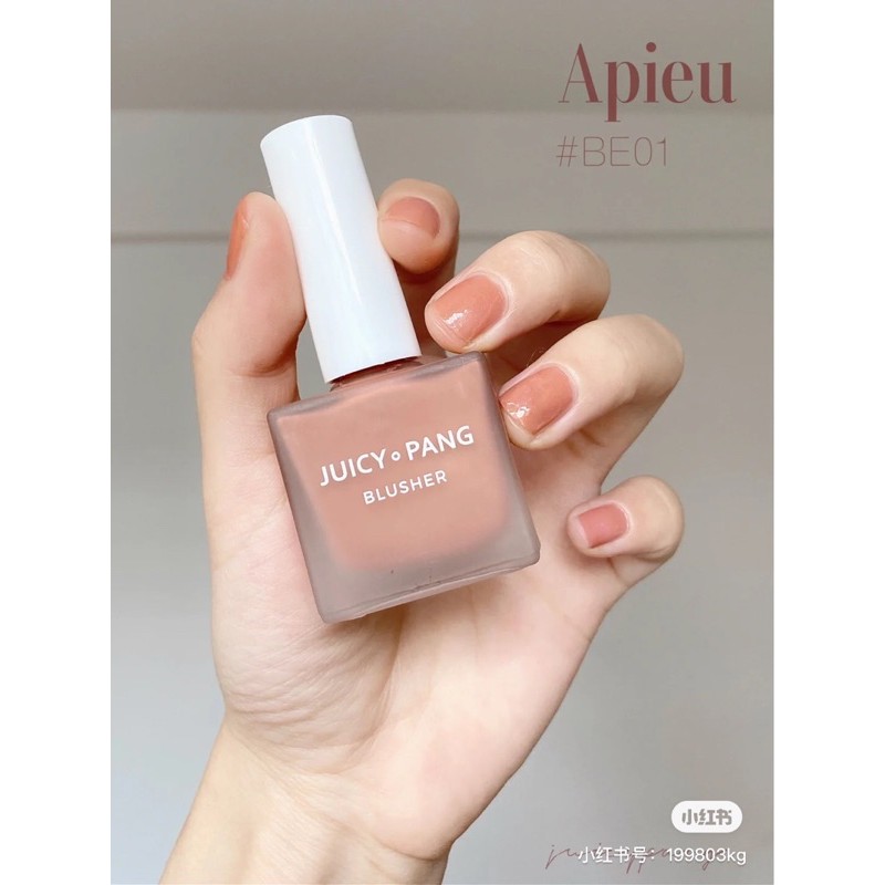 PHẤN MÁ KEM APIEU JUICY BLUSHER MÀU CAM ĐẤT SIÊU XINH