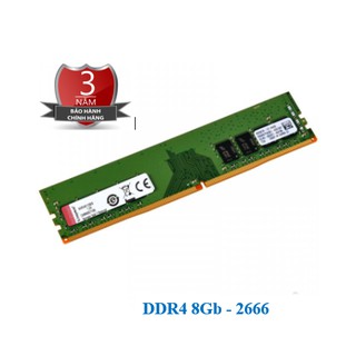 RAM DDR4 Chính Hãng 8G Bus  2666 Ram Máy Tính PC KINGSTON bảo hành 36 tháng