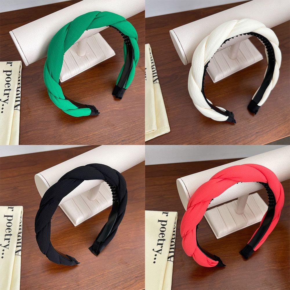 Băng Đô Đội Đầu Bằng Xốp Nhiều Màu Sắc Phong Cách Bohemia Hàn Quốc Cho Nữ