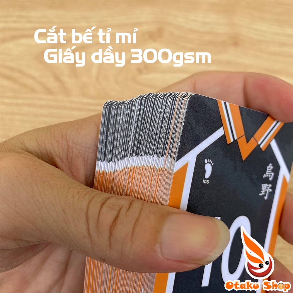 Bài tây Anime Haikyuu dùng chơi bài Poker, tú lơ khơ boardgame chuyên dành cho Otaku